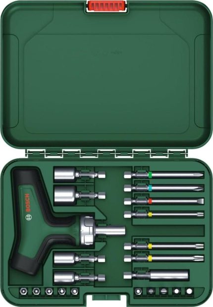Bosch T Tipi Cırcırlı Tornavida Seti 22 Parça - 1600A02Z9T