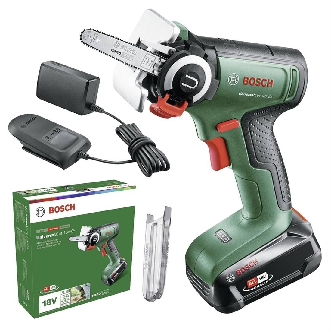 bosch-universalcut-18v-65tek-aku-dekup-5b1d43 Bosch Akülü NanoBlade Testere Makinesi UniversalCut 18V-65 (1 x 2,5 Ah Akü) - 06033D5202 - Görsel 1