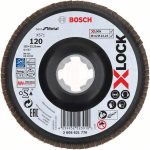 Bosch X-Lock Zirkon Flap Zımpara Diski X571 Best For Metal (Plastik Taban) Düz 125x22,23 mm 120 Kum - 2608621770