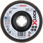 Bosch X-Lock Zirkon Flap Zımpara Diski X571 Best For Metal (Plastik Taban) Düz 125x22,23 mm 60 Kum - 2608621768