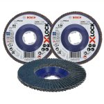 Bosch X-Lock Zirkon Flap Zımpara Diski X571 Best For Metal (Fiber Tabanlı) Bombeli 115x22,23 mm 80 Kum - 2608619199 - Görsel 4