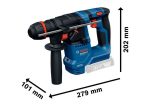 Bosch GBH 18V-18 X One Chuck Akülü Kırıcı Delici (Solo Model) - 0611927100 - Görsel 2