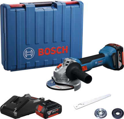 Bosch Gws 18V-8 Akülü Taşlama Makinasi (2 x 4.0Ah) - 06019N9020