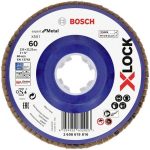 Bosch x551 Exm Düz Plastik Flap Disk x-Lock 60 Kum 125 Mm - 2608619816