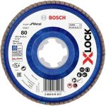 Bosch x551 Exm Düz Plastik Flap Disk x-Lock 80 Kum 125 Mm - 2608619817