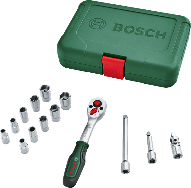 o411555v54-diy-hand-tool-various-1422-drive-socket-set-14-piece-dyn-001 Bosch Lokma Seti 14 Parça - 1600A02BY0 - Görsel 1
