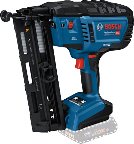 Bosch Gnh 18V-64-2 M Akülü Çivi Çakma Tabancası (Solo Model) - 0601482000
