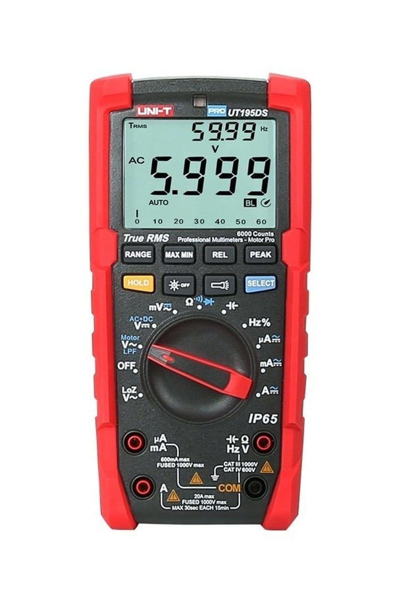 ut195ds-1 Unit UT195DS Profesyonel Dijital Multimetre Ölçü Aleti - Görsel 1
