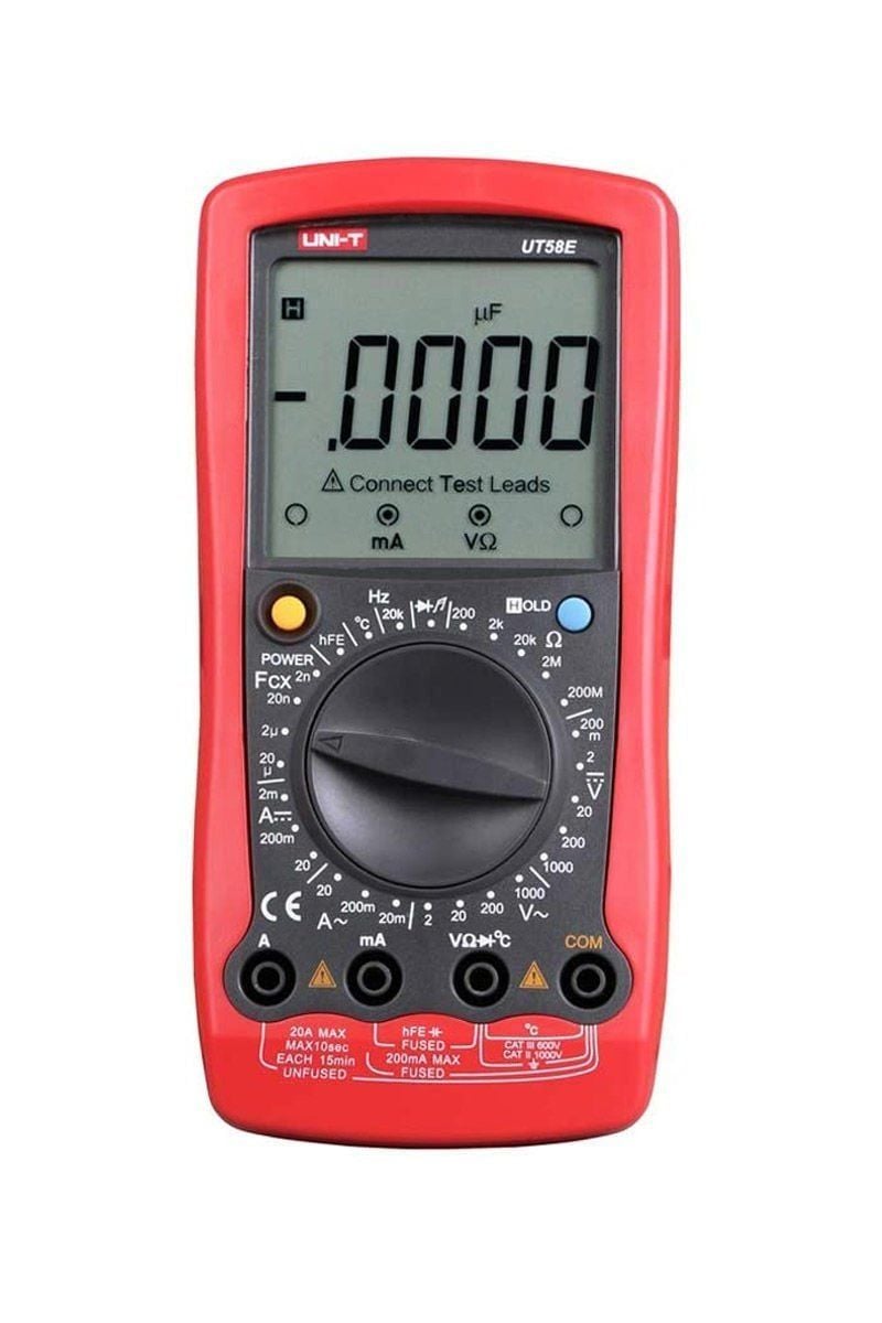 ut58e-1 Unit UT58E 20A Dijital Multimetre Ölçü Aleti - Görsel 1