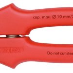 Knipex Kablo Makası Yaylı İnce İzole 165 Mm (95 05 165)