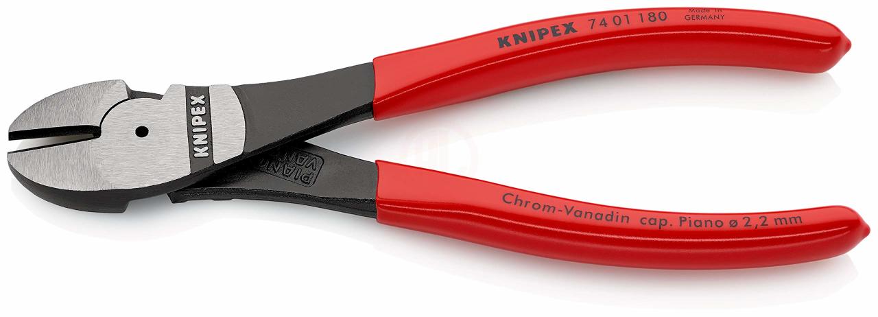 kni7401180 Knipex 74 01 AĞIR TİP YAN KESKİ 180 MM - KNI7401180 - Görsel 1