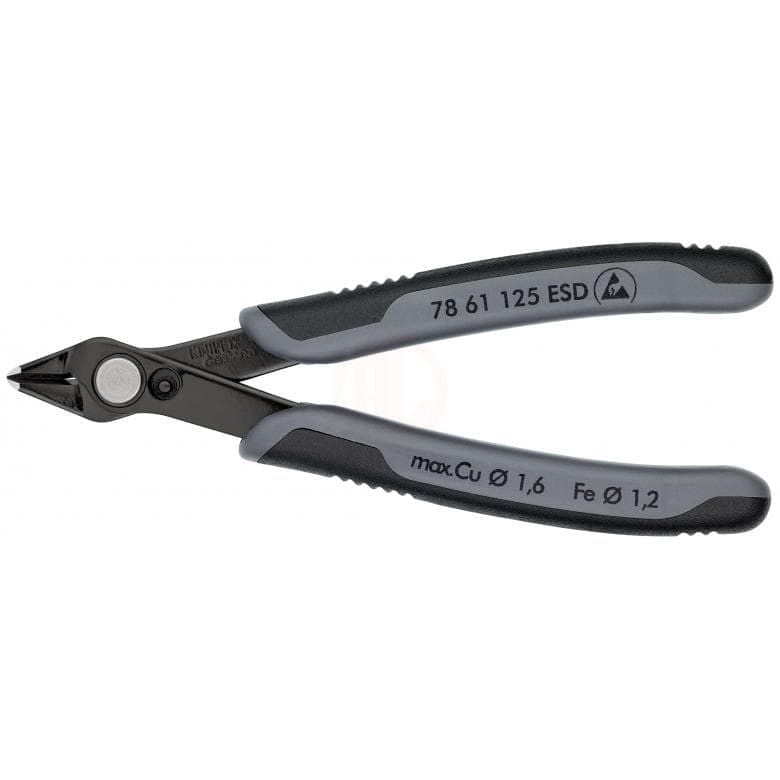 kni7861125esd Knipex 78 61 SÜPER KNIPS YAN KESKİ ESD 125 MM - KNI7861125ESD - Görsel 1