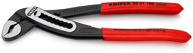 kni8801180 Knipex 88 01 AYARLI FORT PENSE ALLİGATOR 180 MM - KNI8801180 - Görsel 1