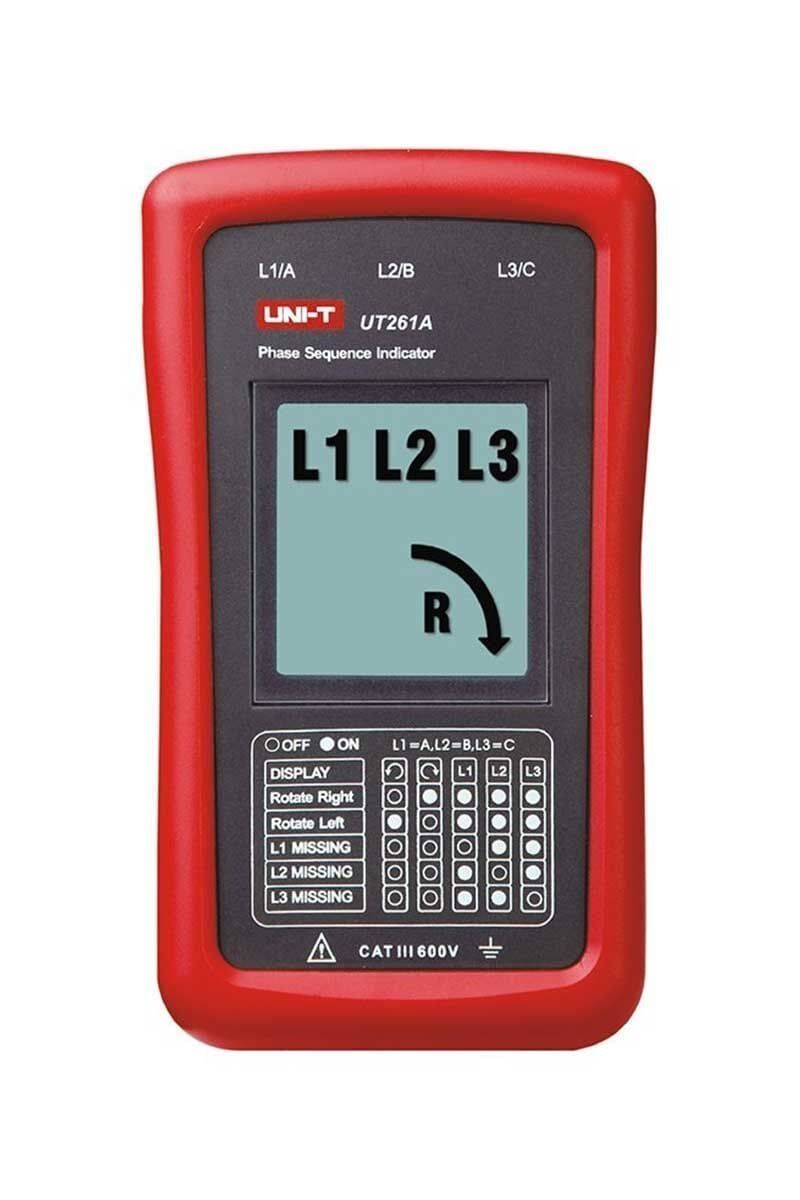 ut261a-1 Unit UT261A Dijital Faz Sırası Ölçer - Görsel 1