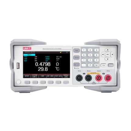 UNI-T UT3515-S20 Mikro Ohmmetre Masa Tipi 1μΩ Çözünürlük RS232 RS485 LAN