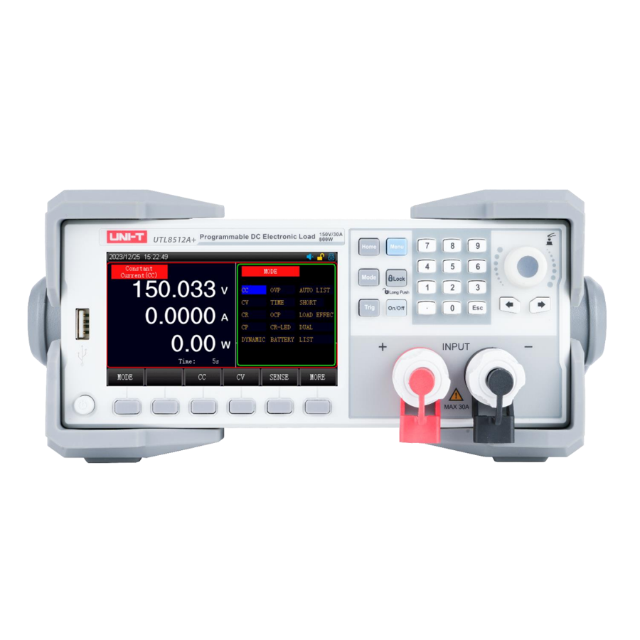 utl8512a UNI-T UTL8512A+ DC Elektronik Yük 150V 30A 400W RS232 - Görsel 1