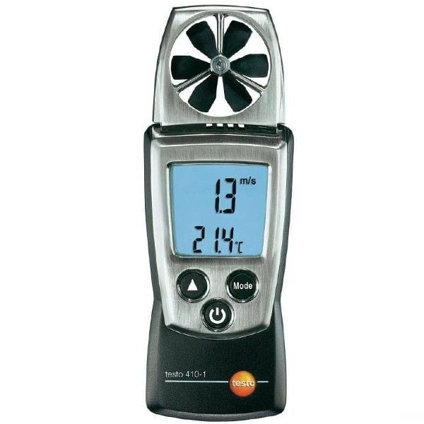 0560-204101 Testo 0560 4101 410-1 Anemometre (Hız+Sıcaklık) - Görsel 1
