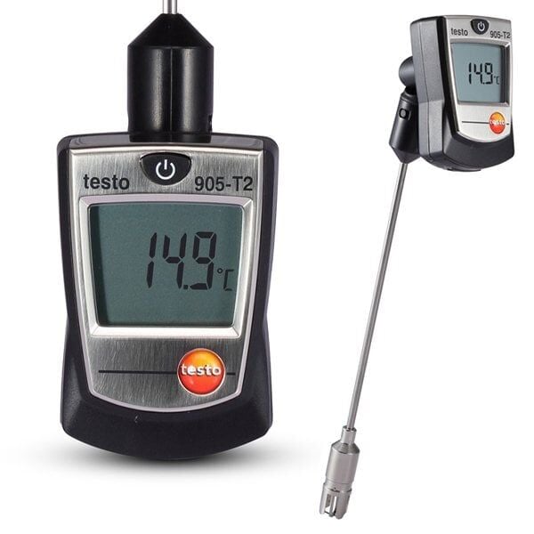 0560-209056 Testo 0560 9056 905 T2 Yüzey Sıcaklık Ölçer - Görsel 1