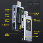 FNIRSI FNB58-BT Bluetooth USB Voltmetre Ampermetre Test Cihazı - Görsel 4