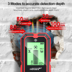NOYAFA NF-5101 Duvar Dedektörü Metal Ahşap AC Kablo Bulucu LCD Ekranlı - Görsel 4