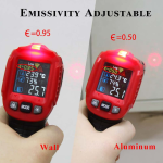 NOYAFA HT-650C Temassız Kızılötesi Termometre -50°C ~ 800°C 12:1 IR Sıcaklık Ölçer - Görsel 3