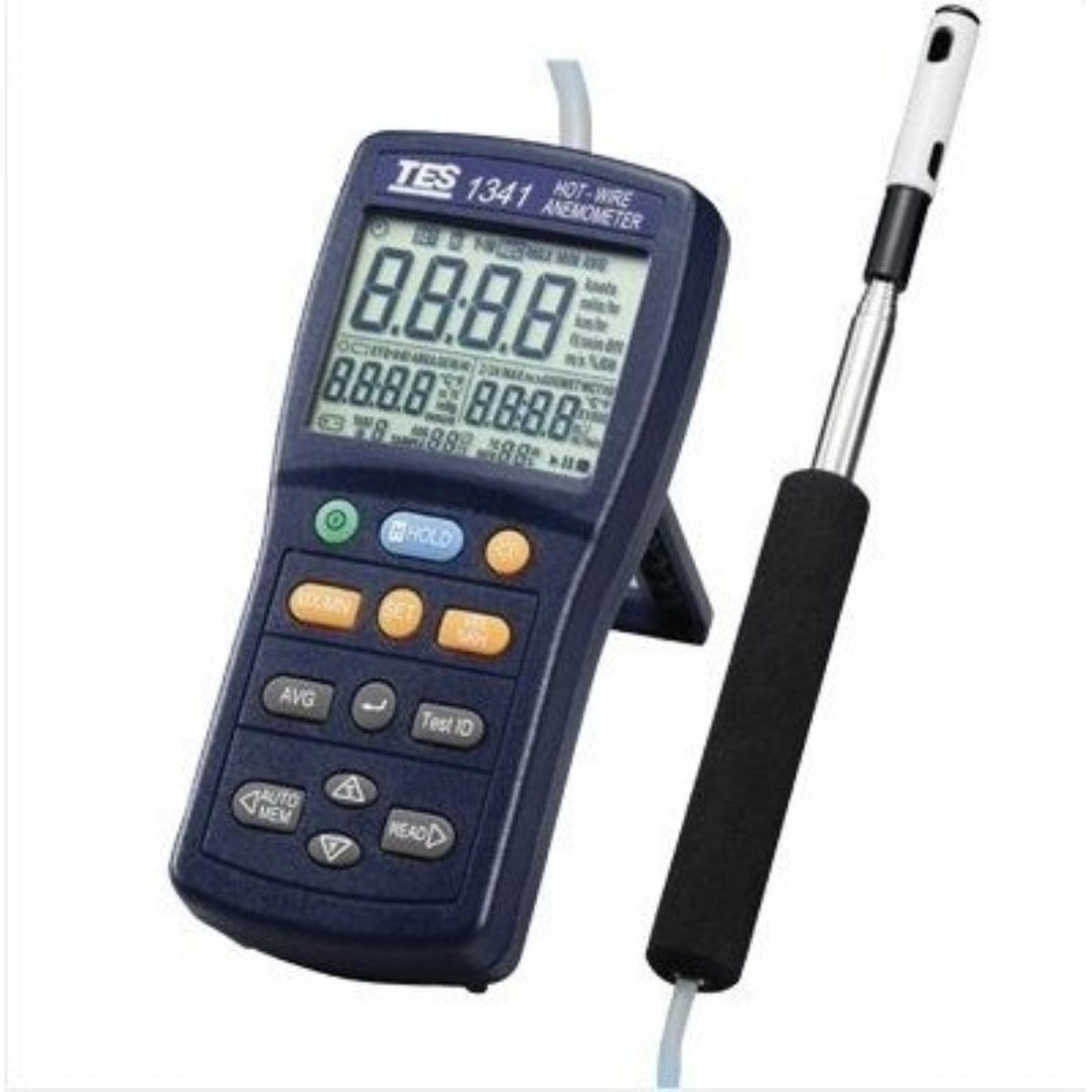 tes-1340 TES-1340 Kızgın Telli Anemometre - Görsel 1