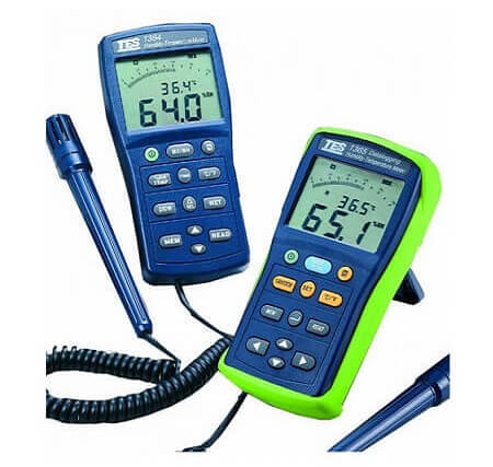 tes-1364-isi-olcer TES-1364 Sıcaklık/Nem Ölçer (Dual LCD) - Görsel 1