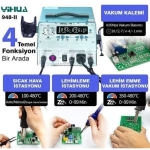Yihua 948-II 4in1 Sıcak Hava Rework Havya ve Vakum İstasyonu - Görsel 2